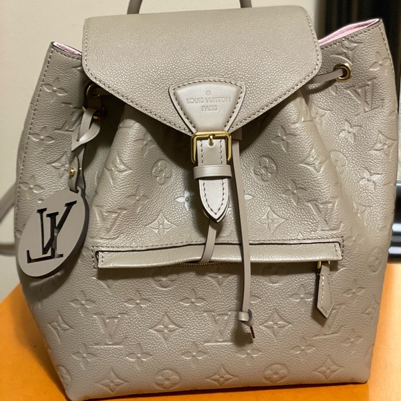 Louis Vuitton Montsouris backpack in monogram empreinte leather - Picture 9 of 10